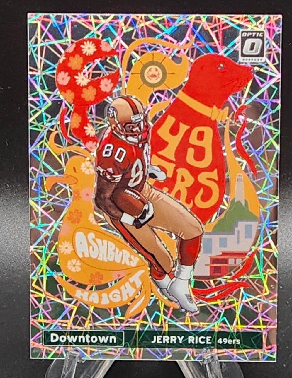 JERRY RICE 2021 PANINI DONRUSS OPTIC #DT-30 DOWNTOWN INSERT 49ERS RARE MINT SP