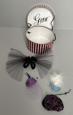 Ashton Drake Gene Marshall Prototypes - 3 Hats  1 Snood with Gene Hat Box