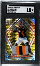 2020 Panini Chronicles Spectra #46 Buster Posey SWATCH GOLD PRIZM /10 SGC 10 GEM
