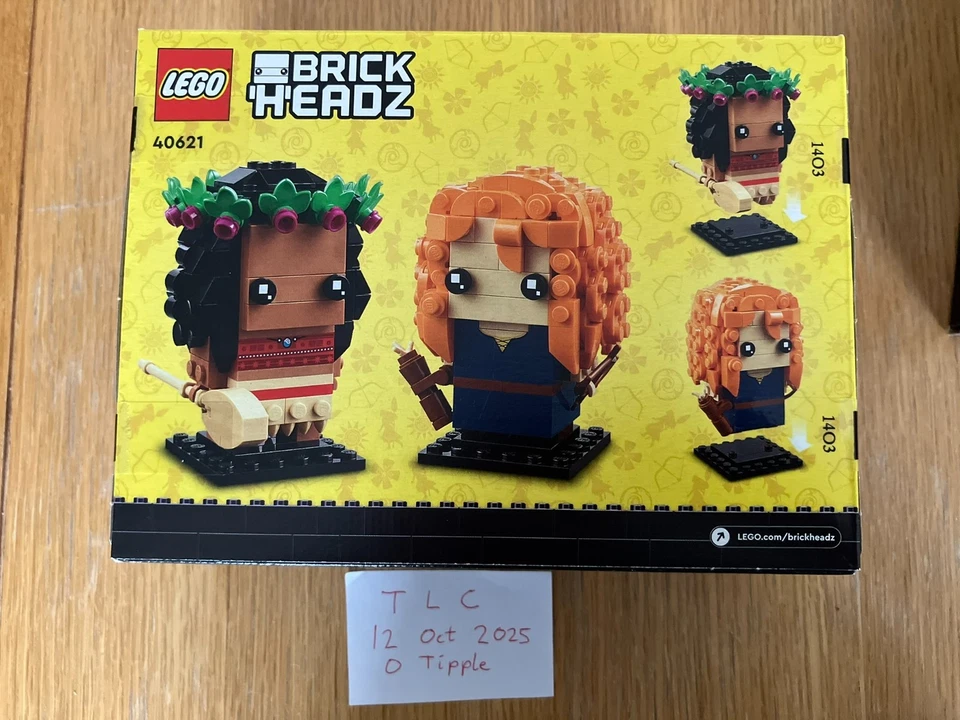 40621 Moana & Merida (LEGO BrickHeadz: Disney) NUEVO Y PRECINTADO Foto 2 de 4