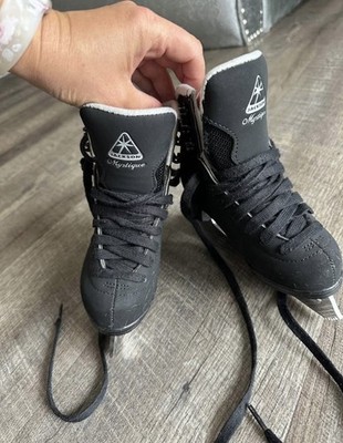 Jackson Mystique Figure Skates Black Size 9 Ice Skating Model 1595