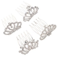 4PCS Fancy Dress Hairband Tiara Crystal Headband Girl Birthday Party Favor