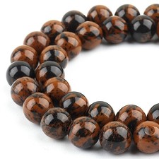 6mm Natural Stone Beads for Jewelry Making - Gemstone Round Loose Beads for B...
