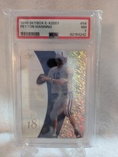 1998 Skybox E-X2001 #54 Peyton Manning Rookie Card PSA 7 RC Colts