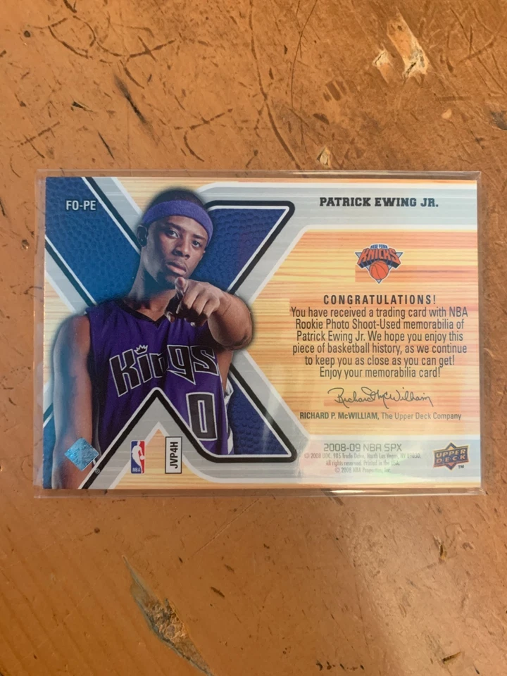 2008-09 SPx Freshman Orientation #FOPE Patrick Ewing Jr. - Image 2 of 2