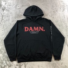 Kendrick Lamar Damn Tour 2017 TDE Hoodie Sweatshirt Men's Small Black