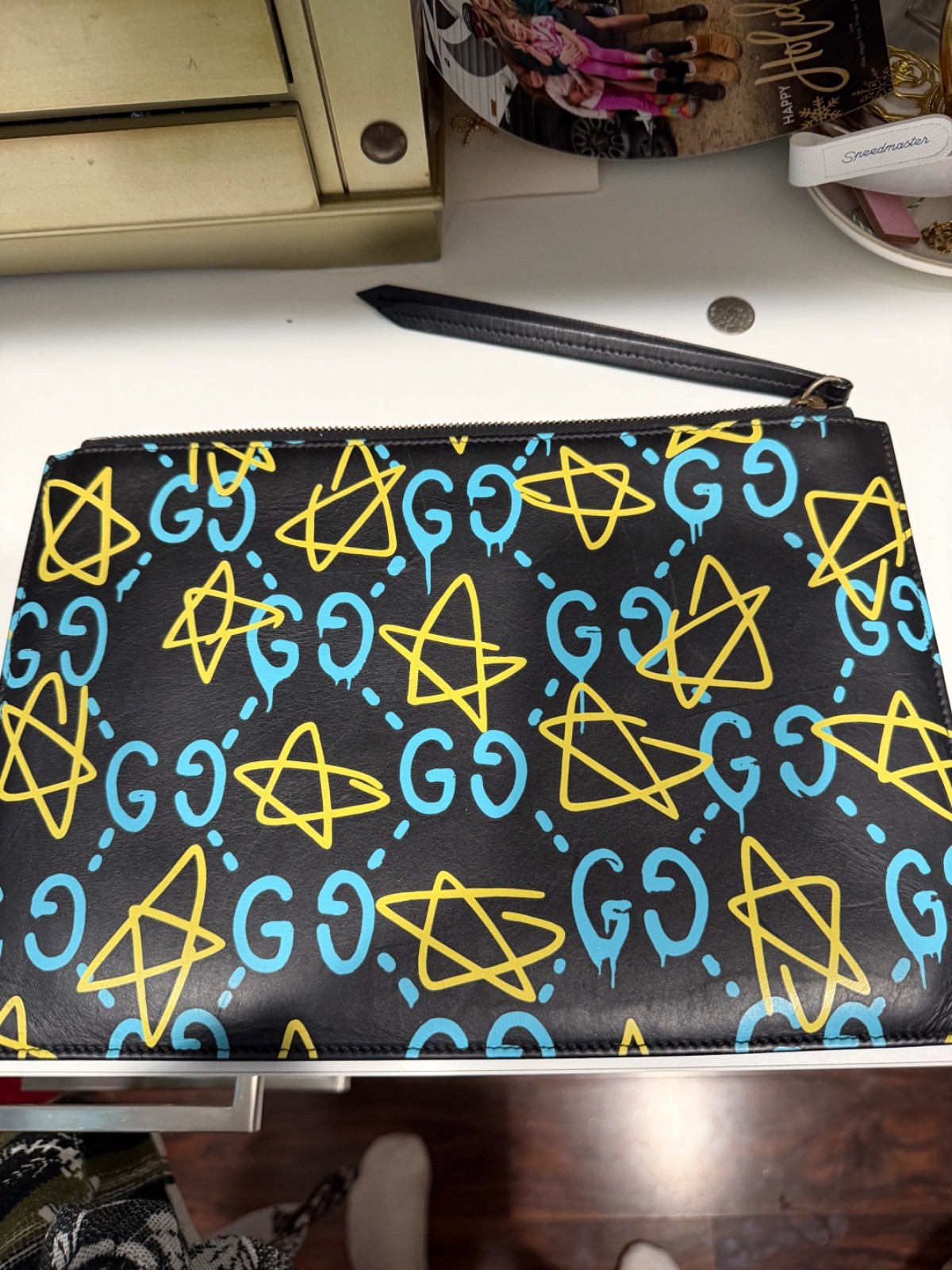 Gucci Ghost Graffiti Pouch Large - image 1