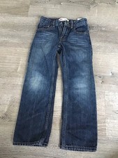 Levi's Childen's Size 7 Regular 514 Slim Straight Dark Wash Denim Blue Jeans