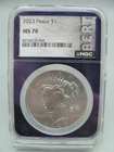 2023 Silver Peace Dollar NGC MS 70