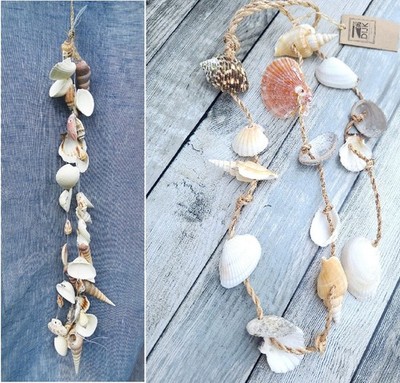 Muschel-Girlande/Kette 60-110cm Auswahl maritime Deko*Hänger*Beachhouse Muscheln