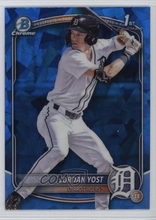 2025 Bowman Chrome Draft Sapphire Edition Jordan Yost #BDC-162 18aw