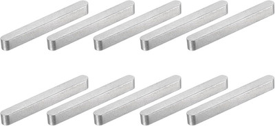 10 Stück Rundkopf-Federkeil, 6x6x55mm Round Ended Passfeder Edelstahl Profession