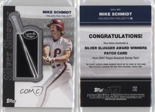 2022 Series 2 Silver Slugger Award Winner Commemorative Mike Schmidt Patch HOF