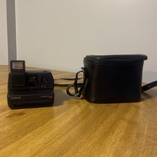 Vintage 1980's Polaroid Impulse SE Black Autofocus Camera With Case UNTESTED
