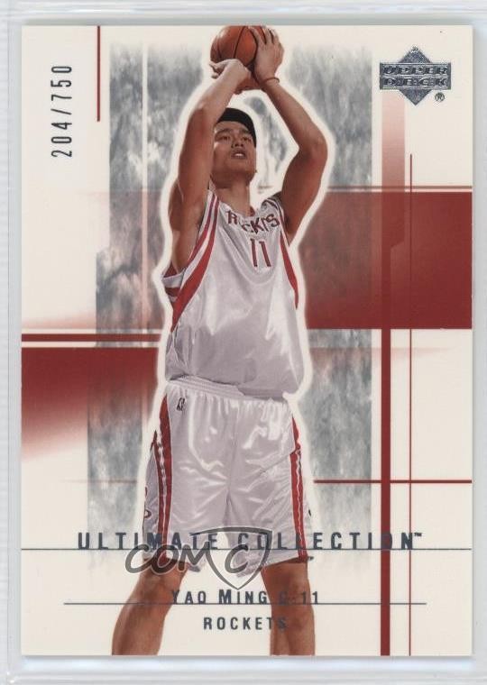 Yao Ming #33 Basketball Cards 2003 Ultimate Collection trading card — raw and PSA graded price guide