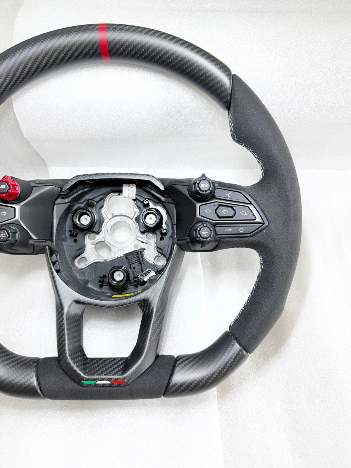 GENUINE LAMBORGHINI Revuelto Temerario ALCANTARA CARBON FIBER STEERING WHEEL WHI