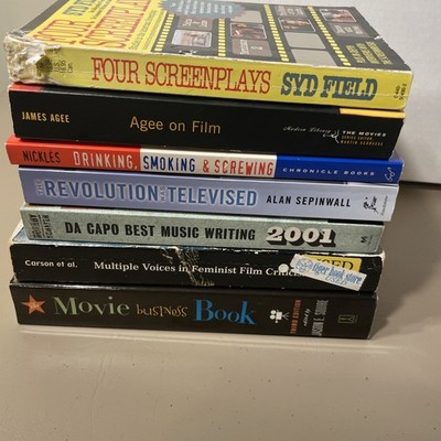 The Movie Business Book and total Lot of (7) Books On Movie and Media.