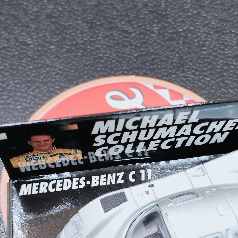 MINICHAMPS 1/64 Michael Schumacher Mercedes-Benz C11 #2 1990 MSC641110 Silver - Image 3 of 4