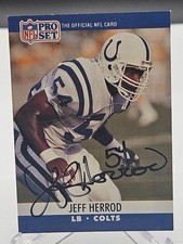 1990 Pro Set #524 JEFF HERROD 