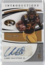 2021 Panini Immaculate Collegiate Introductions /99 Larry Rountree III Auto nd3