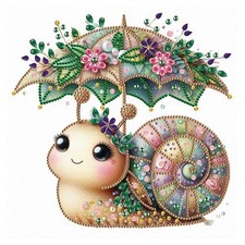 hill froeistung Special Shape Snail Diamond Art 30x30 centimeters, HF-007