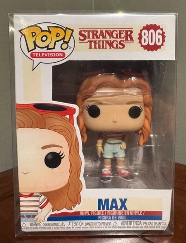 FUNKO POP! NETFLIX STRANGER THINGS #806 MAX NIB WITH PROTECTOR