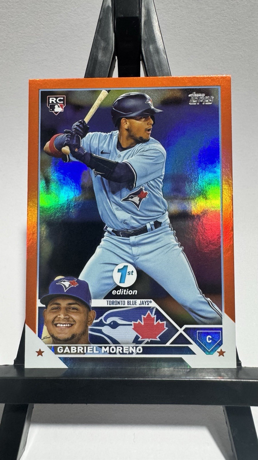 2023 Topps S1 #169 - 1st Edition- GABRIEL MORENO - Orange Border /75 Rookie Card
