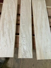3 pc 3/4" T x 24 " L Quarter Sawn SYCAMORE S4S Q/S Lumber Wood *FREE SHIPPING*