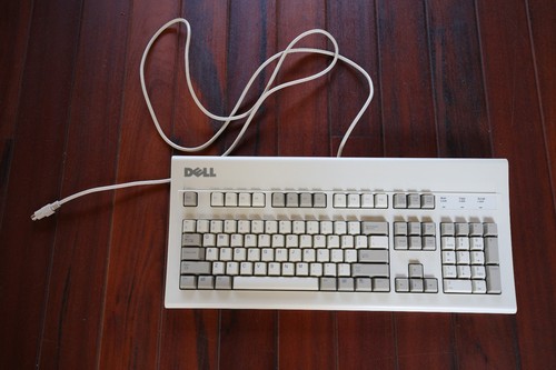 Vintage Dell AT101W w/ Bamboo Black Alps in good condition
