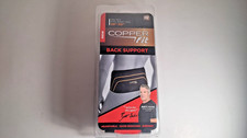 Copper Fit Back Support Brace Infused Neoprene Lumbar Lower Back 28 to 39  S/M