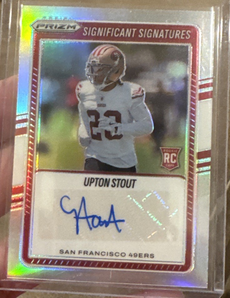 2025 Panini Prizm - Upton Stout Rookie Significant Signatures (#SSI-UST)