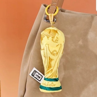 2026 FIFA World Cup Canada/Mexico/USA Official Trophy Plush BagCharm (14CM)