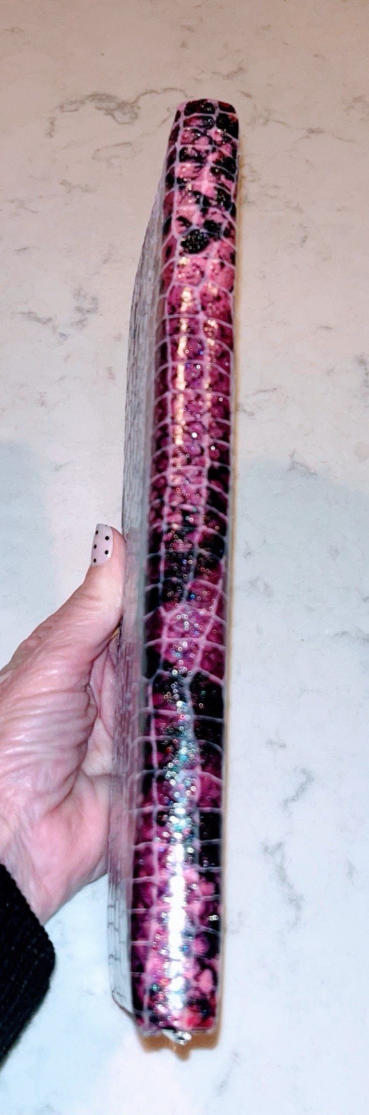 Snakeskin Pattern Clutch/Large Wallet - image 11