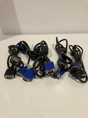 LOT OF 4 DELL CABLES DVI-D to DVI-D MALE/MALE 19 PIN  Single Link Laptop/PC 