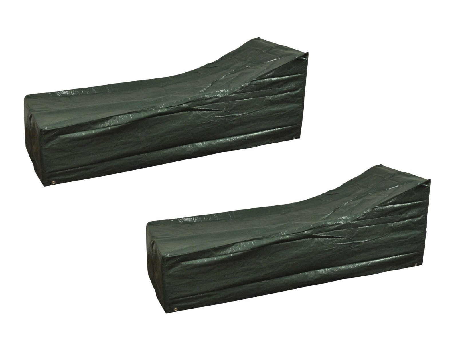 Waterproof Garden Sunbed Sun Lounger Cover (2.02m) Patio Furniture (Pack of 2)
