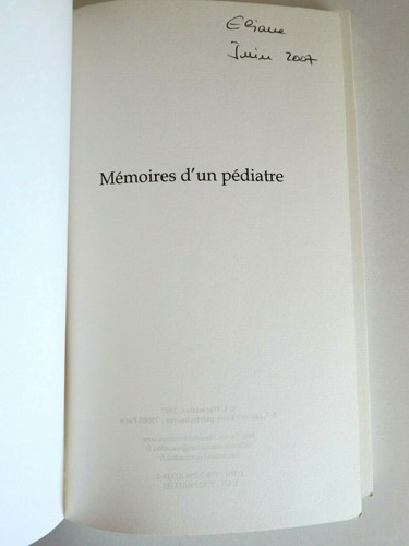 Livre Book Buch Mémoires d'un pédiatre Aziz Charles Mesbah L'Harmattan J.Messer - Imagen 3 de 10
