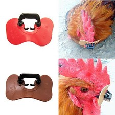 12-500pcs Soft Pinless Chicken Peepers Pheasant Poultry Blinders red M1096 QL