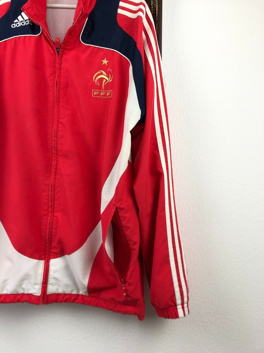 Vintage Adidas France Football National Jacket Soccer Track Top