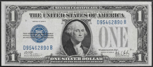 1928B $1 Silver Certificate DB Block PMG Choice Uncirculated 64 EPQ - Picture 3 of 4