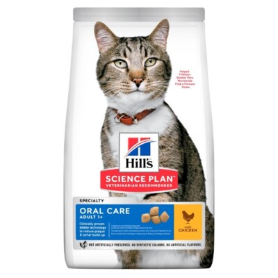 052742023540 HILL'S SP Adult Oral Care Huhn - Katzentrockenfutter - 7kg Hil