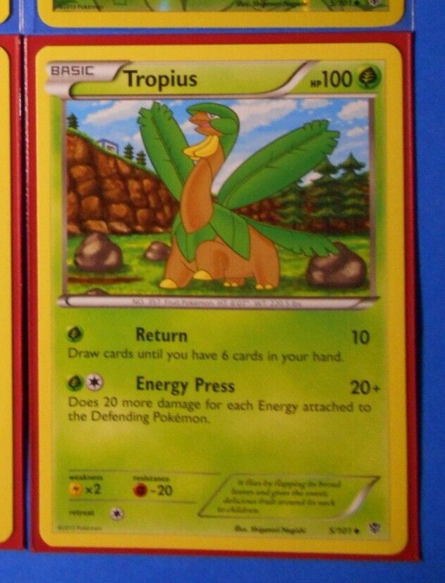 Tropius 5/101 Pokemon card BW Plasma Blast uncommon NM