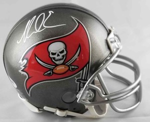 mike evans signed football