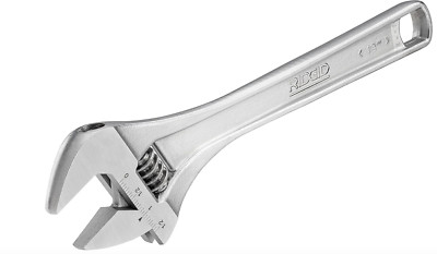 RIDGID 86917 762 Adjustable Wrench, 12-inch Adjustable Wrench for Metric & SAE