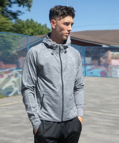 Sudadera con capucha ligera para correr Tombo con cinta reflectante (TL550) - sudadera con capucha unisex - Imagen 6 de 6