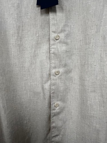 Camicia ETON beige slim fit cotone taglia small AR 147 - Foto 4 di 9