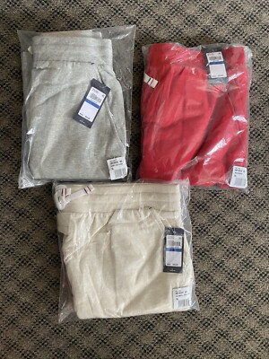 Tommy Hilfiger Men Modern Essentials Brushed Back Fleece Lounge Sleep  Shorts XL