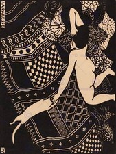 Felix Vallotton Swiss La Paresse Laziness Old Art Painting Poster Bb5401B