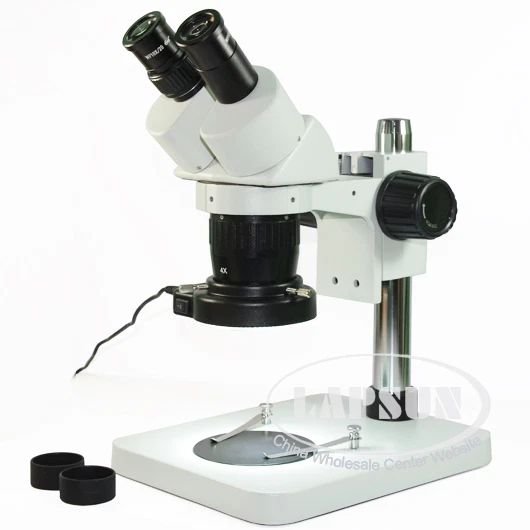 20X/40X Inspection Dissecting Power Lab Industry Stereo Microscope 144 LED Light