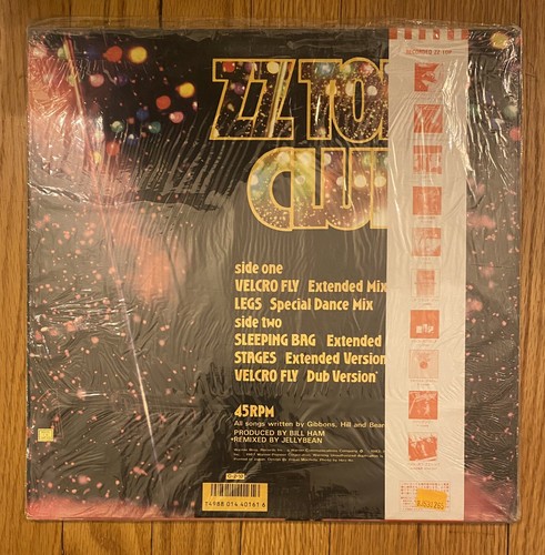 ZZ Top SEALED Club Japanese Import Vinyl w/ OBI Strip - Picture 2 of 4