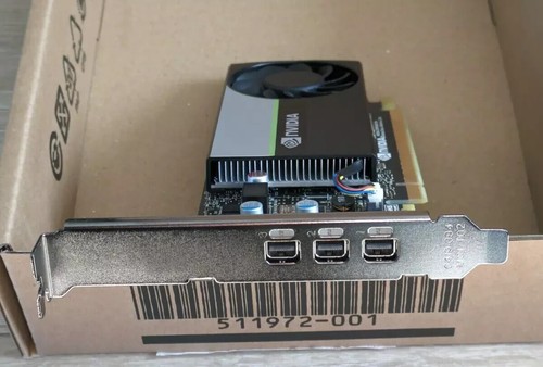 PNY NVIDIA T400 4GB GDDR6 Professional Graphic Card Low/High Profile - Picture 3 of 8